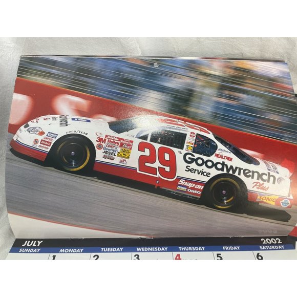 Vintage Calendars Keyes Chevrolet Race Cars Daytona Nascar 2002 - Picture 4 of 5